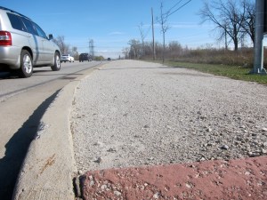 The edge of the road is too often a battle zone for space.  