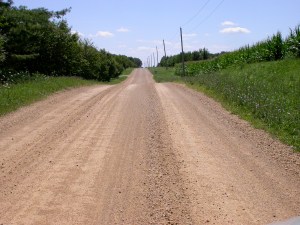 Gravel roads can often lead to trouble, and nowhere. 