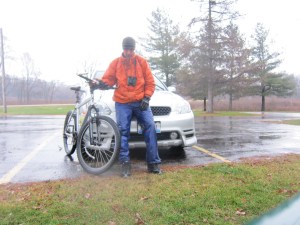 Riding on a rainy day is often worth it for the fun.