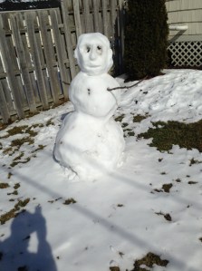 The Existential Snowman had a lot to say. Without saying much. 