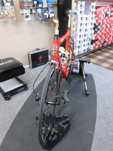 Stripped down and ready for reconstruction. The Felt Red Rocket. 