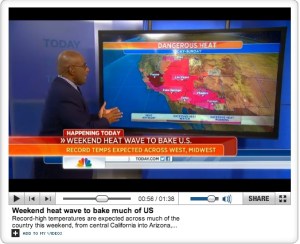 With record temperatures becoming commonplace, we all need a heat strategy.  Even Al Roker. 