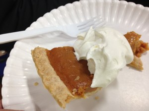 The Pumpkin Pie ride anticipated our cravings. We're not always that lucky. 