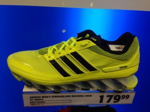 This little model makes runners horny for Energy Return with Springblades that promise to help you run faster. Really, they will. 