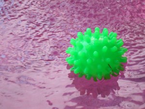 Getting back in the pool after years away is a sensory immersion. 