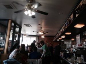 The reward for a long and sometimes difficult run was a late breakfast at Daddio's. 