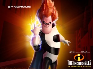 Syndrome from The Incredibles had some serious self-torture going on. He envied those with super powers. 