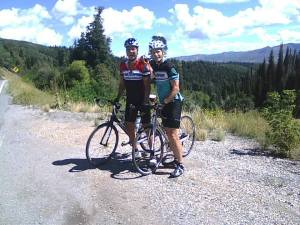 On a training trip in the mountains where Tom learned to love climbing, the hard way.