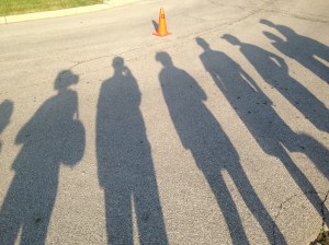 Spectators welcomed the morning sun when it finally emerged from behind the clouds at 7 a.m. 