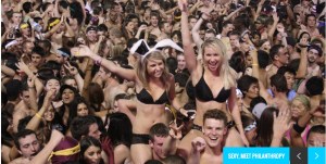 These unabashed gals and guys are having fun at the UndieRun.