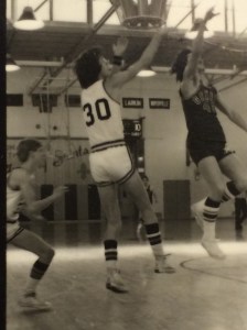 Number 30 Chris Cudworth was usually number 44 in testament to Pistol Pete Maravich, his hero.