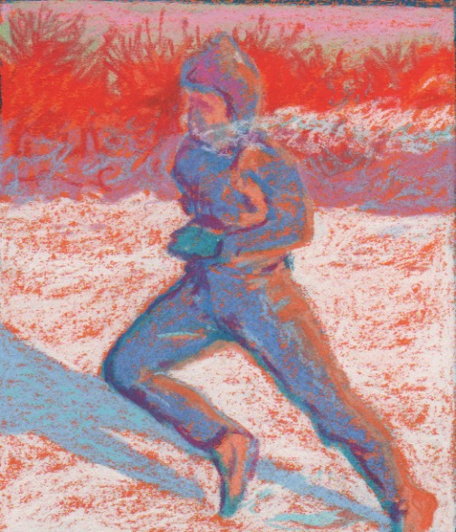 The air coming out of you mouth tells you you're going forward. That's about the extent of my aerodynamic studies this winter. 