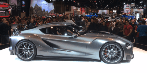 This Toyota vehicle was designed by air. 