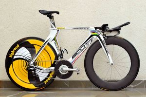 Cycling : Tour de France 2009 / Team HTC Columbia Illustration Illustratie / SCOTT Bike Velo Fiets / Time Trial Bert GRABSCH (Ger) /  Equipe Ploeg /  Ronde van Frankrijk / TDF /  (c)Tim De Waele