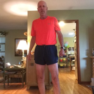 The hemline of my new shorts is a little higher. And faster. I hope. 