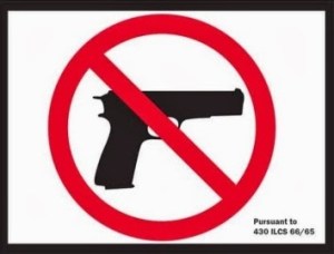chicago no guns sign