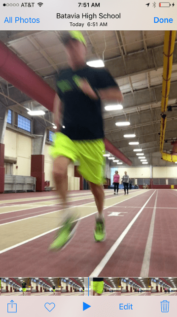 Chris running Intervals 2