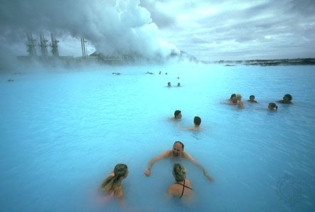 Warm Icelandic springs